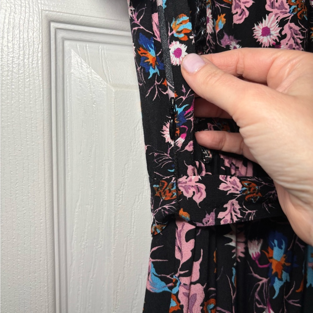 Sandro Bouna Sleeveless Floral-Print Midi Dress - Picture 7 of 10